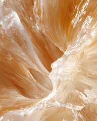 Poster - Dynamic abstract orange textures high-resolution art digital background vibrant environment close-up view visual concept