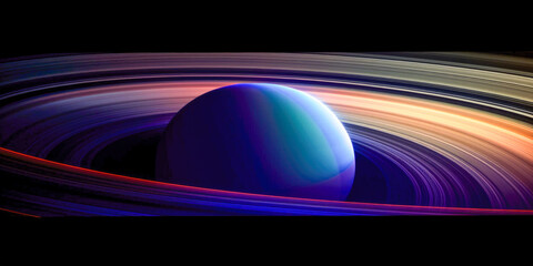 Poster - A planet in space