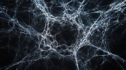 Poster - Abstract web, dark.