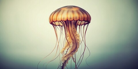 Poster - Vintage Cybercrime: Digital Security Jellyfish - Hacking, Data Breach, Internet Crime