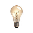 © SwathiFX - Illuminated antique bulb or Shiny beige lamp globe or Oldfashioned light bulb or