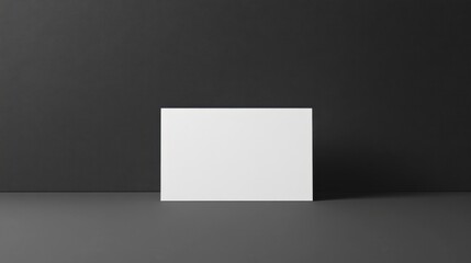 Poster - minimalist blank canvas on dark background for creative projects