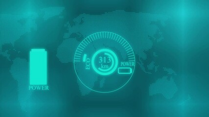 Wall Mural - Digital technology data concept animation background. technology design motion graphics.