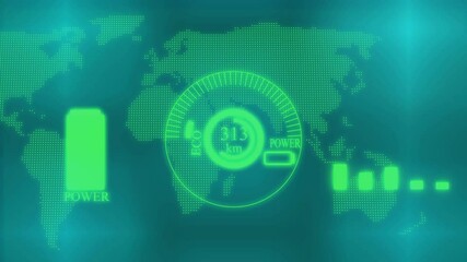 Wall Mural - Digital technology data concept animation background. technology design motion graphics.