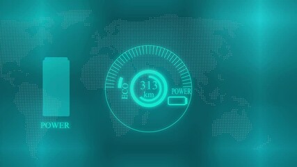 Wall Mural - Digital technology data concept animation background. technology design motion graphics.