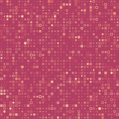 Poster - abstract pattern. various style rounded squares in multiple colors. muted pink, soft coral, deep bur