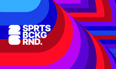 Wall Mural - background for sports event, competition or cup. world championship 2026. design with geometric shap