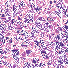 Poster - triangles pattern geometric design. rounded solid shapes in frames. compact triangles size. multicol
