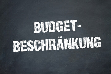 Sticker - Budgetbeschränkung	
