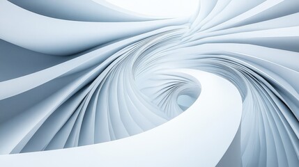 Aufkleber - Minimalist background with spiraling lines radiating outward, forming a hypnotic visual effect.