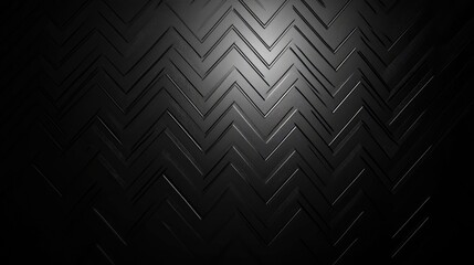 Aufkleber - Minimalist line background with zigzag patterns in monochrome, creating a dynamic and modern aesthetic.