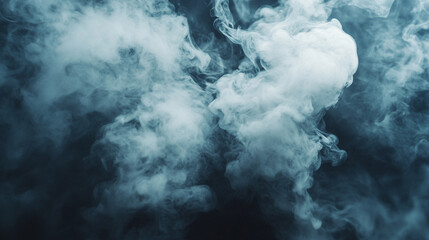 Poster - Mysterious swirling smoke creating an atmospheric background in dark tones.