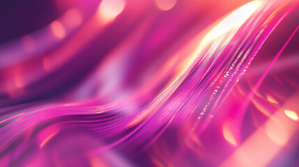 Poster - Colorful abstract lines create a mesmerizing wave effect in vibrant hues.