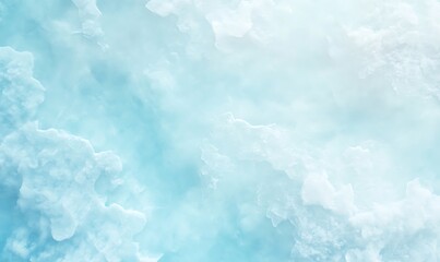 Poster - Top view of icy frost patterns