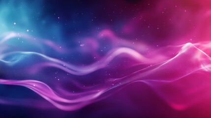 Poster - Colorful abstract waves creating a vibrant visual experience in digital art.
