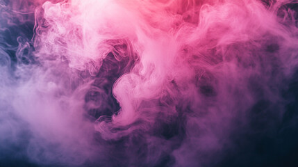 Poster - Colorful smoke swirling in the air with vibrant hues and abstract patterns.