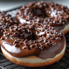 Poster - Chocolate Cake Donuts.