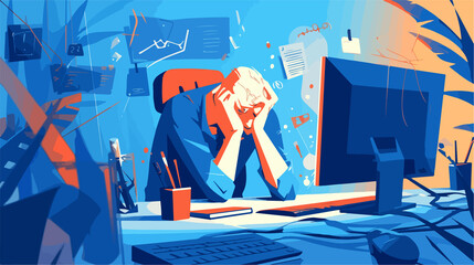 Error 404 Page Computer Failure Concept - Website