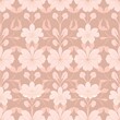© Michel - Soft Floral Pattern: Delicate pink flowers and leaves on a warm brown background create a seamless pattern that evokes a sense of tranquility and elegance.
