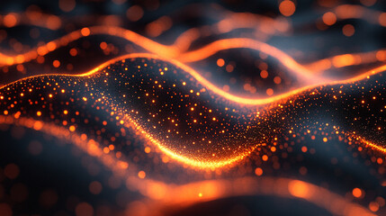 A dynamic flowing data technology background symbolizing chaotic information streams, visualizing the complexity and interconnectedness of modern data systems in a digital world

