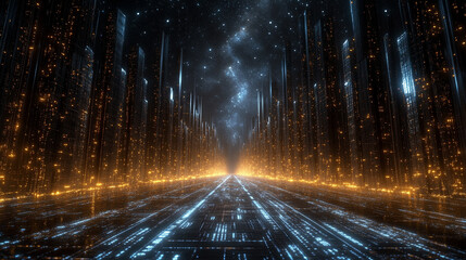 A dynamic flowing data technology background symbolizing chaotic information streams, visualizing the complexity and interconnectedness of modern data systems in a digital world

