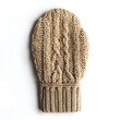 © Pharadi - Finely Crafted Knitted Mitten on Simple White Background  Photograph