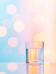 Poster - Pastel Bokeh Glass Aesthetic Contemporary Urban Vibes