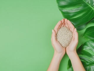 Poster - Peaceful Seed Saving A Focus on Hands and Nature