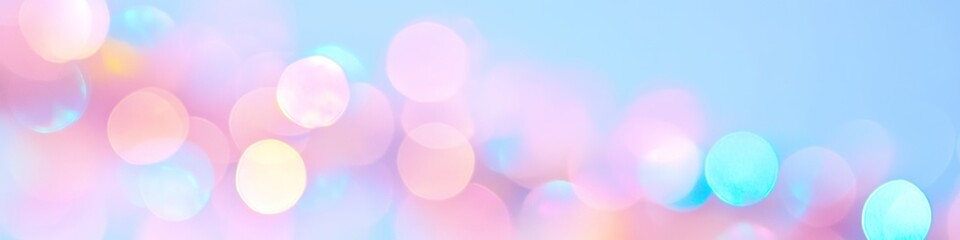 Aufkleber - Pastel Fantasy Dreamscape with Softly Glowing Abstract Forms