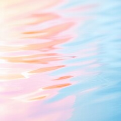 Aufkleber - Dreamy Pastel Water Reflections with Surreal Blurred Textures