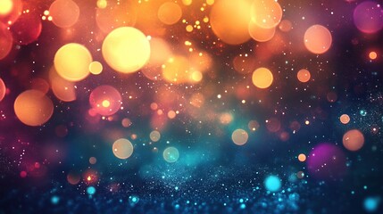 Poster - Light effect motion colorful background