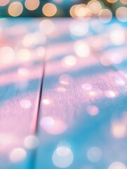 Poster - Surreal Soft Lights Abstract Energy Flows Over a Modern Pastel Surface