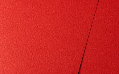Fototapete - Bright scarlet paper texture with a grainy, perforated surface and deep crimson tones. The solid, matte finish and minimalist design bring a rich, tactile quality, perfect for