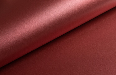 Aufkleber - Burgundy red metallic paper texture with a pearlescent sheen and warm red-brown tones. The smooth, subtly textured surface and elegant gradient shimmer create a luxurious, classic