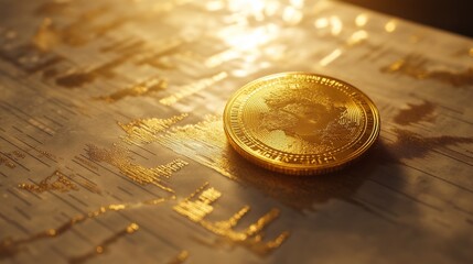 Poster - investment insights cryptocurrency trends financial markets digital asset focus global economy close