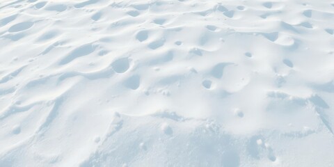 Poster - Undulating drifts of pristine, freshly fallen snow, textured surface, ice, peaceful, blizzard