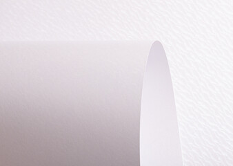 Wall Mural - White paper texture with a pearlescent shimmer and soft curved patterns. The luminous, refined surface blends minimalist elegance with a subtle artistic design, making it perfect