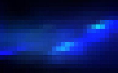 Wall Mural - gradient blue background. geometric texture of light-dark blue squares. the substrate for branding, 