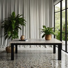 Wall Mural - modern casual table illustration