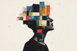 © nyothep - Conceptual artwork illustrating the mind, imagination, and creativity through abstract geometric designs and vibrant colors.