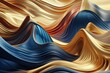 © Michael - Vibrant 3D Design Canvas with Dynamic Color Gradients and Sleek Gold Wave Elements