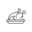 © vector squad - Christmas turkey vector icon
