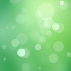 Aufkleber - art background with a soft, gradient green color and various circular bokeh effects.