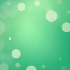 Aufkleber -  art background with a soft, gradient green color and various circular bokeh effects.