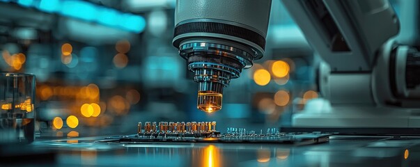 Poster - Robotic Arm Operating in a High-Tech Laboratory Setting for Automation