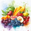 © MW - . Healthy Eating and Lifestyle Concept Watercolor Style   .jpeg