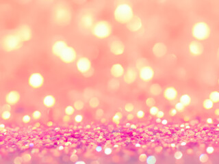 Sticker - abstract background with bokeh glitter