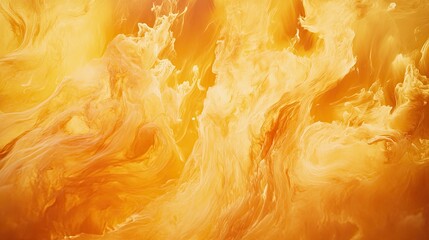 Poster - Abstract Orange and Yellow Fluid Background for Artistic Designs