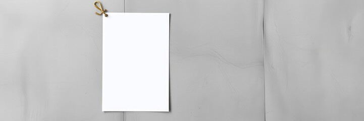 Wall Mural - a realistic mockup of a blank poster and flyer displayed on a concrete wall, professional, concrete 