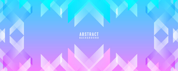 Poster - blue pink abstract background overlap layer on bright space with colorful lines effect decoration. m